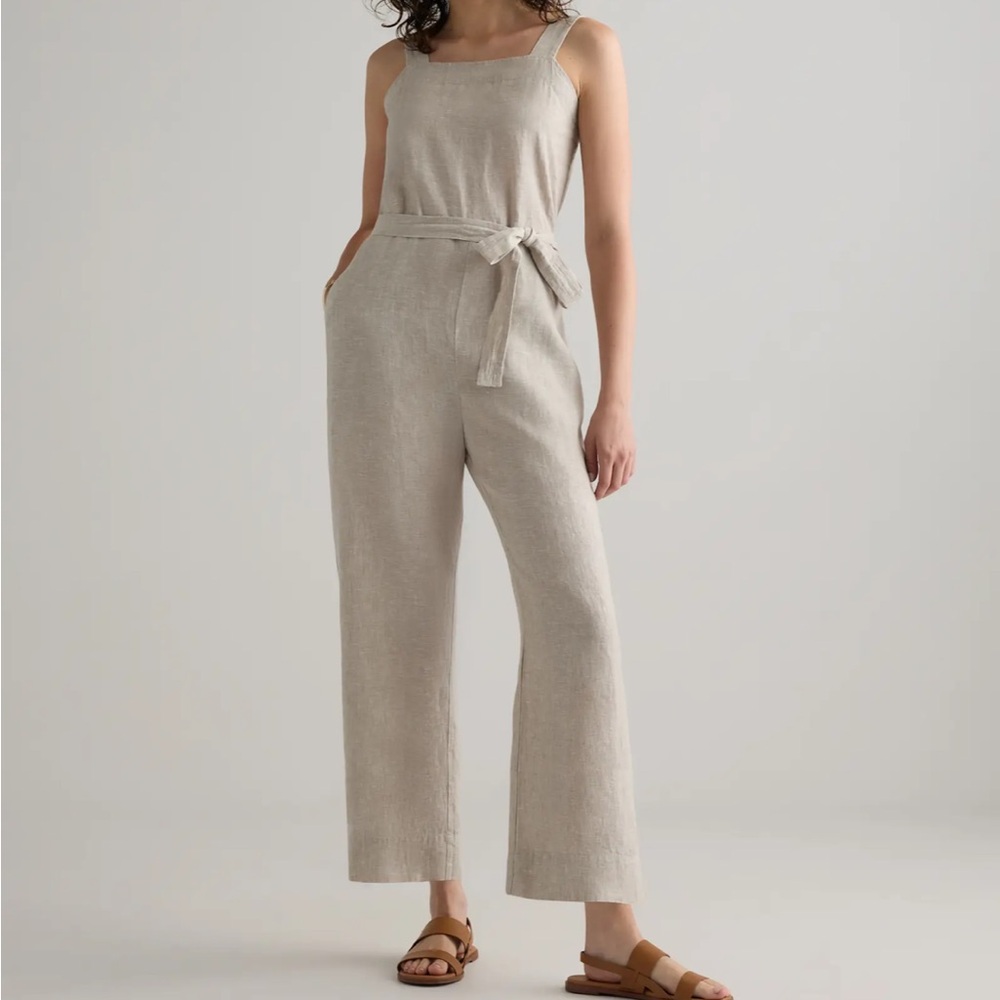Quince Flax Jumpsuit BNWT
